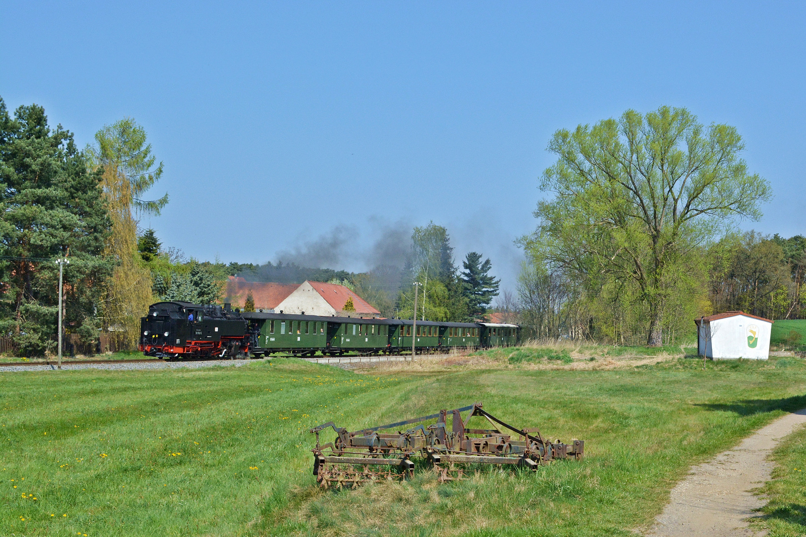 Eine alte Egge bei Berbisdorf