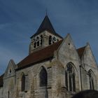 Eine alte Kirche in Brenouille, Frankreich