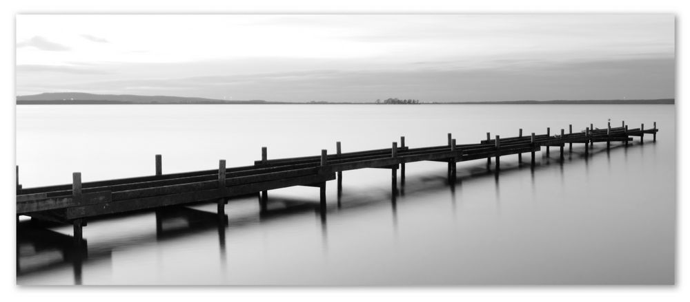 Eine alte Langzeitbelichtungen vom Steg am Steinhuder Meer