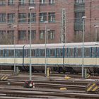 EIne alte S-Bahn im Abstellbereich des Hamburger Hauptbahnhofes