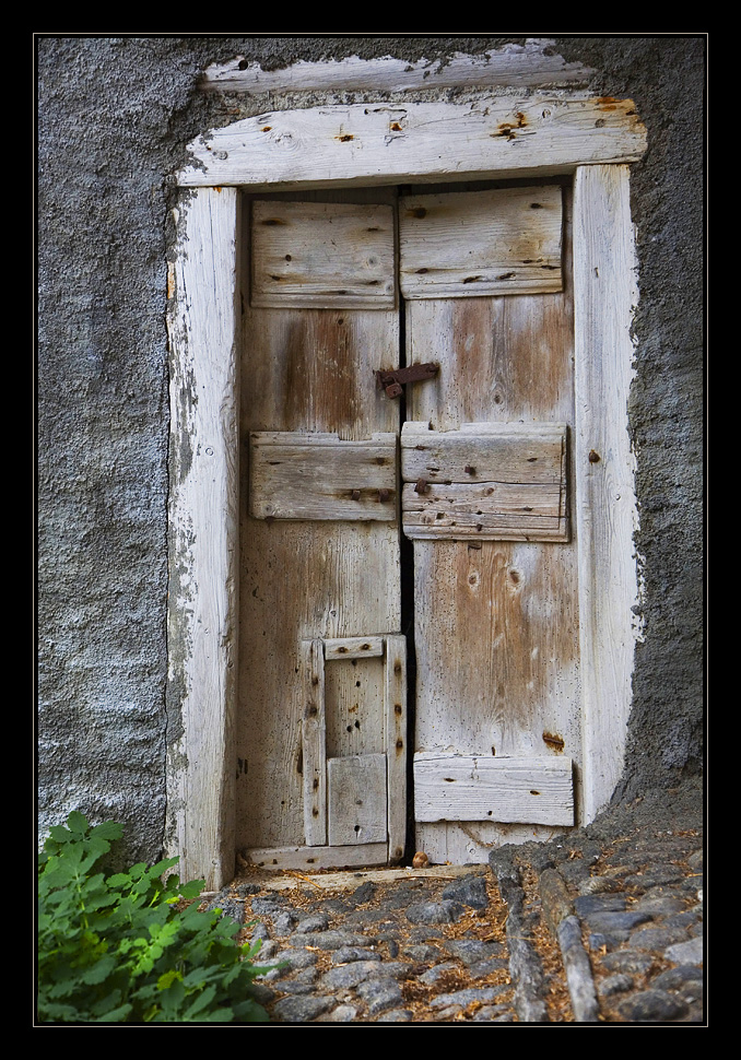 Eine alte Tür ...