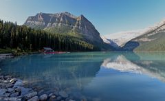 Eine andere Perspektive am Lake Luise