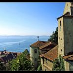 eine andere PERSPEKTIVE des alten Schlosses in Meersburg (Bodensee)