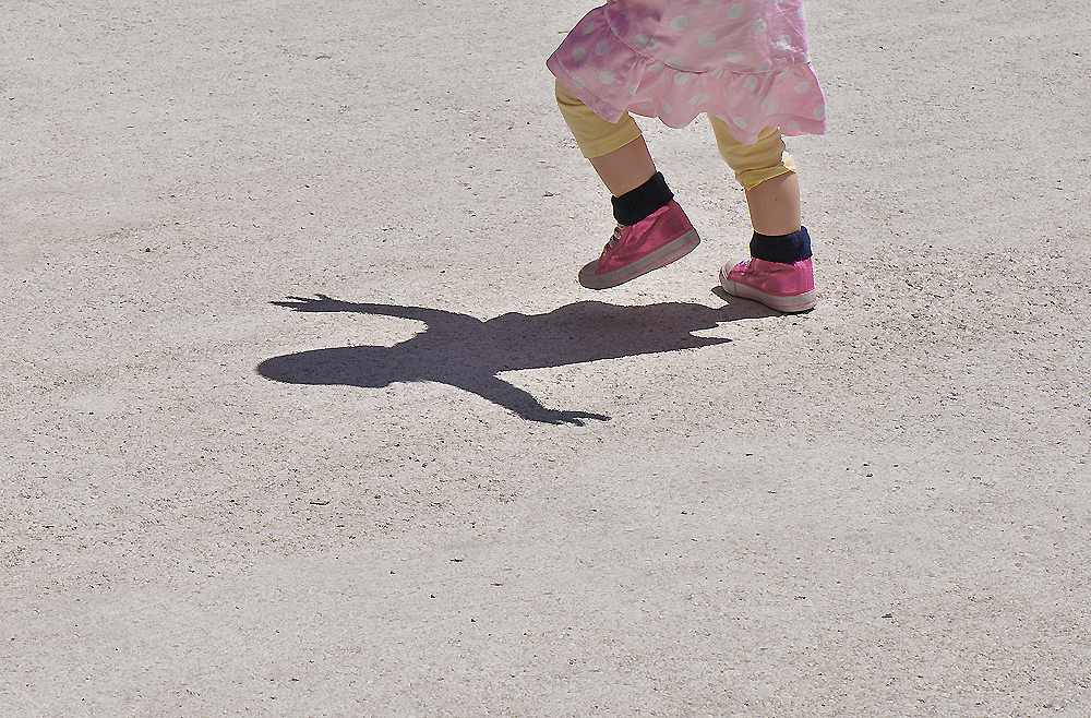 eine angehende Primaballerina