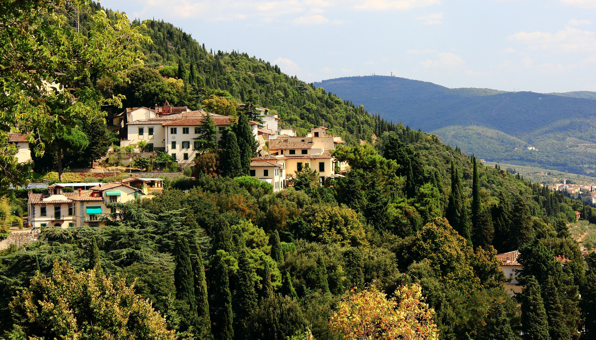 Eine Aussicht in Fiesole