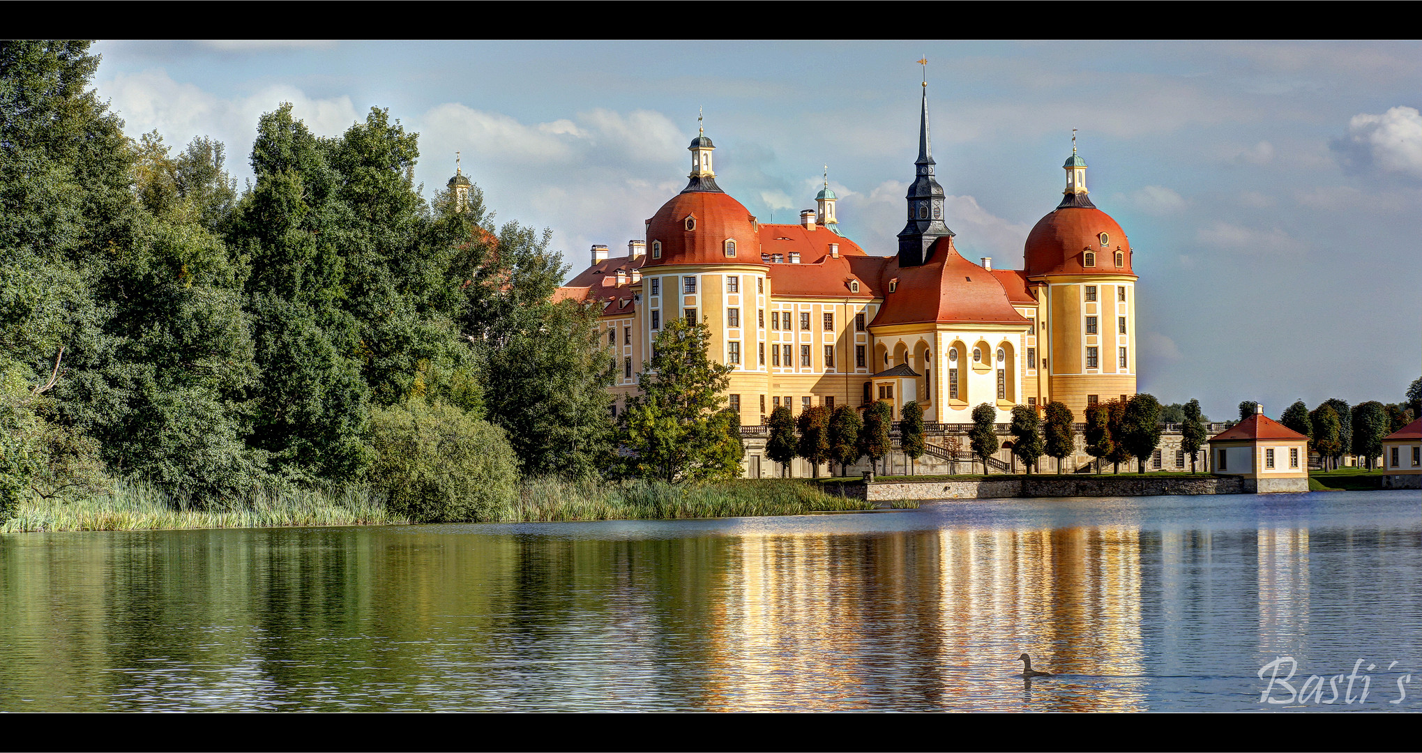 Eine Belichtungsreihe des Schloss Moritzburg