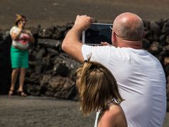 Eine beliebte Tätigkeit im Urlaub ...../Una actividad muy popular