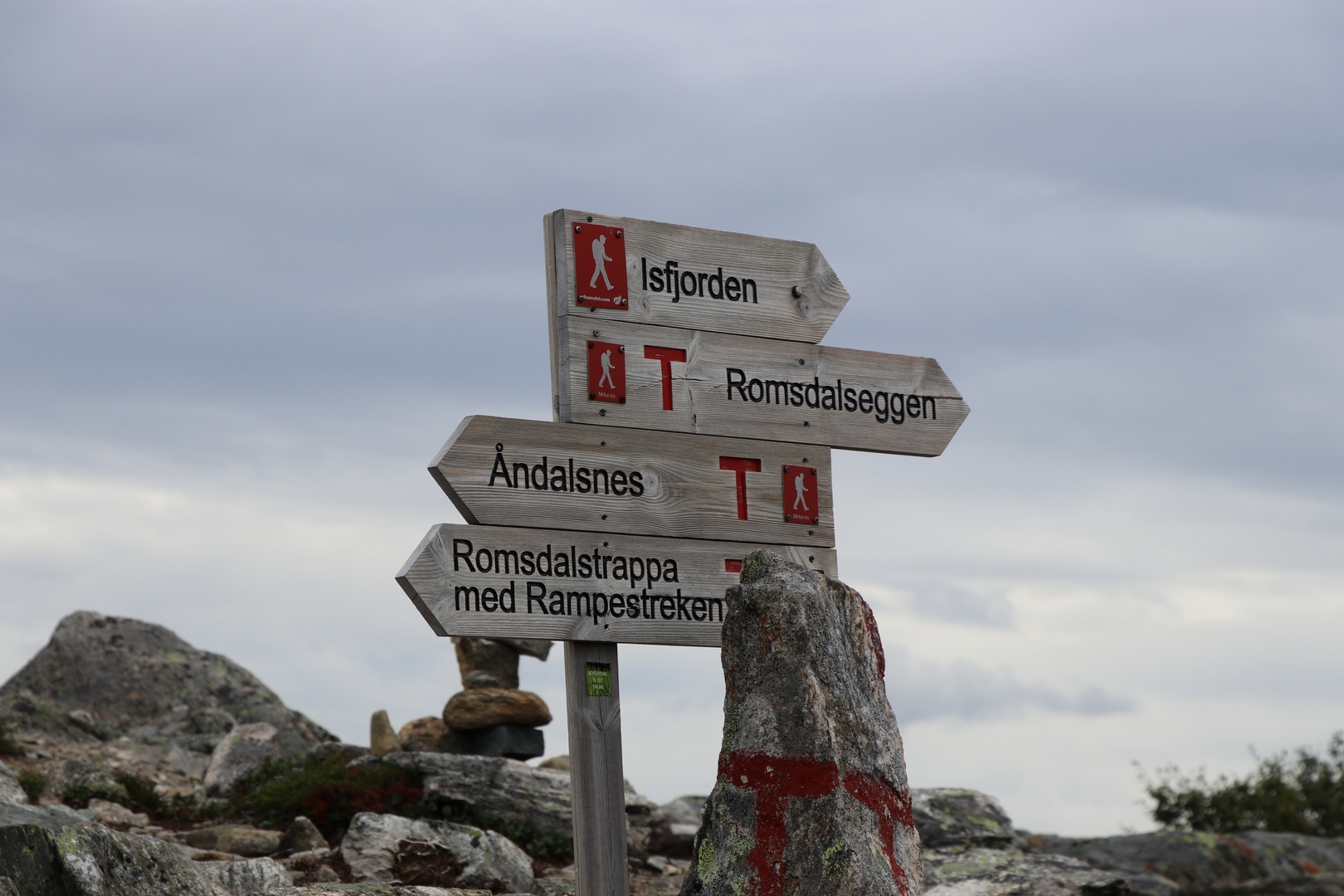 Eine Bergtour in Norwegen