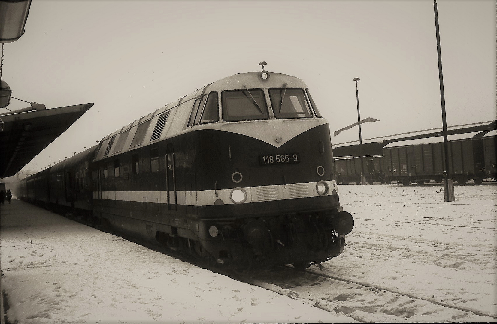 Eine Berliner Lok in Löbau .