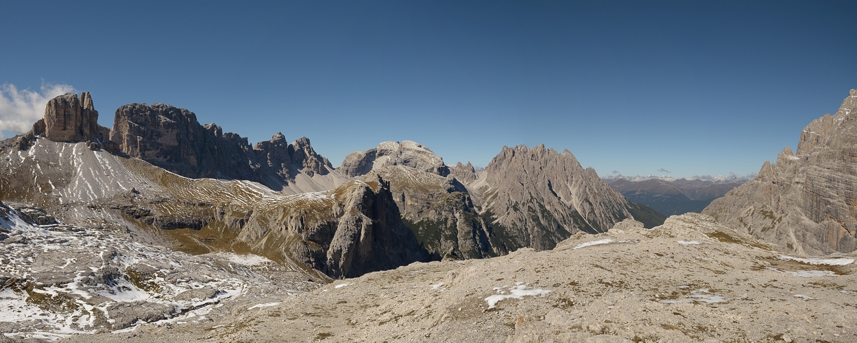 Eine bizarre Landschaft die man nicht beschreiben kann, die Sextener Dolomiten...