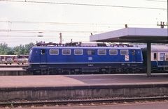 Eine blaue 110 in Karlsruhe