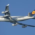 Eine Boeing 747 (Jumbo) der Lufthansa kurz nach dem Start