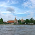 Eine Bootsfahrt auf dem Chao Phraya River