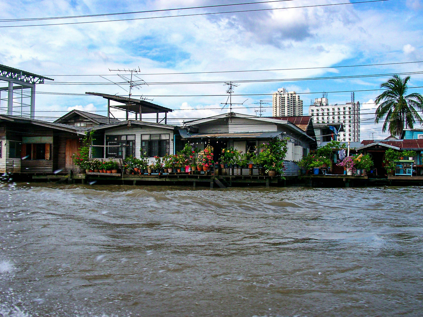 Eine Bootsfahrt auf dem Chao Phraya River