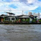 Eine Bootsfahrt auf dem Chao Phraya River