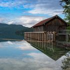 Eine Bootshütte im Walchensee -D75_6842