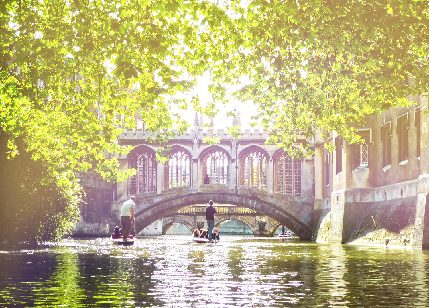 Eine Bootstour in Cambridge