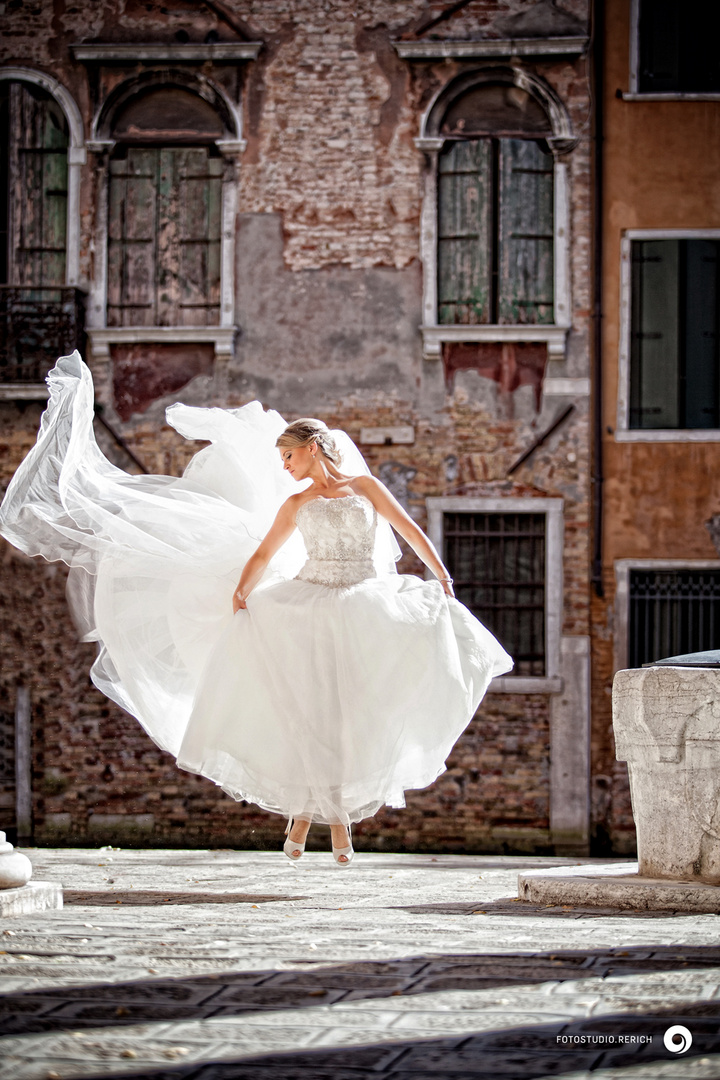 Eine Braut in Venedig