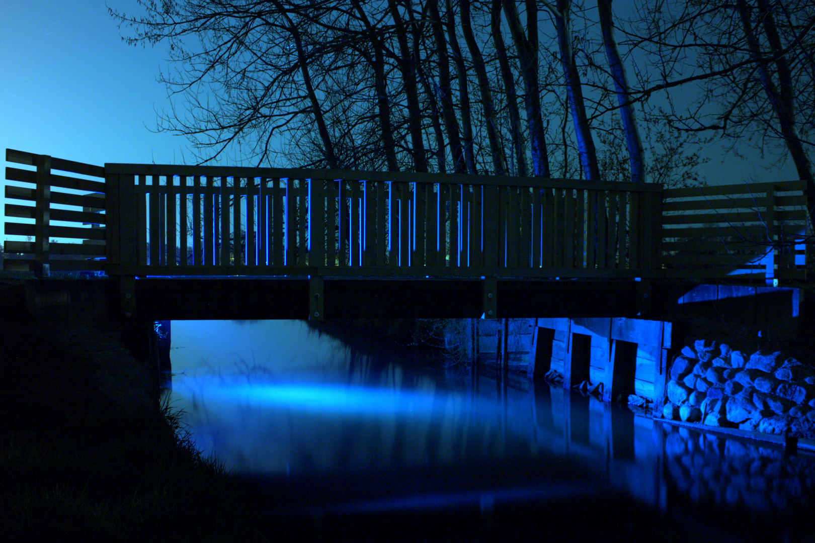 Eine Brücke.