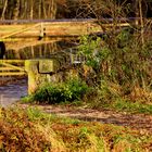 Eine Brücke des Ludwigskanal im Detail