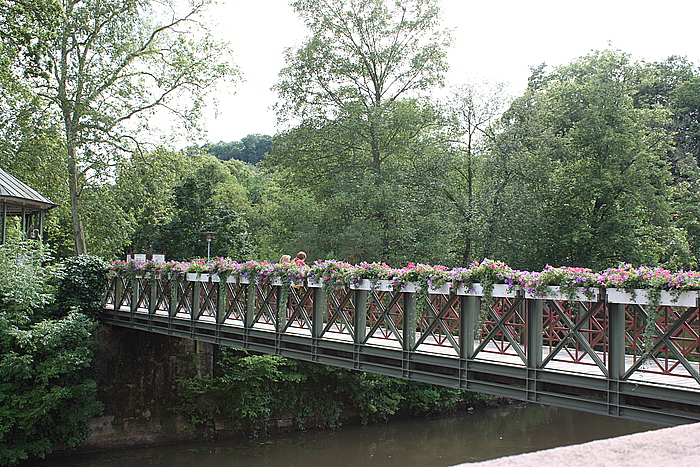 Eine Brücke im schönen grün