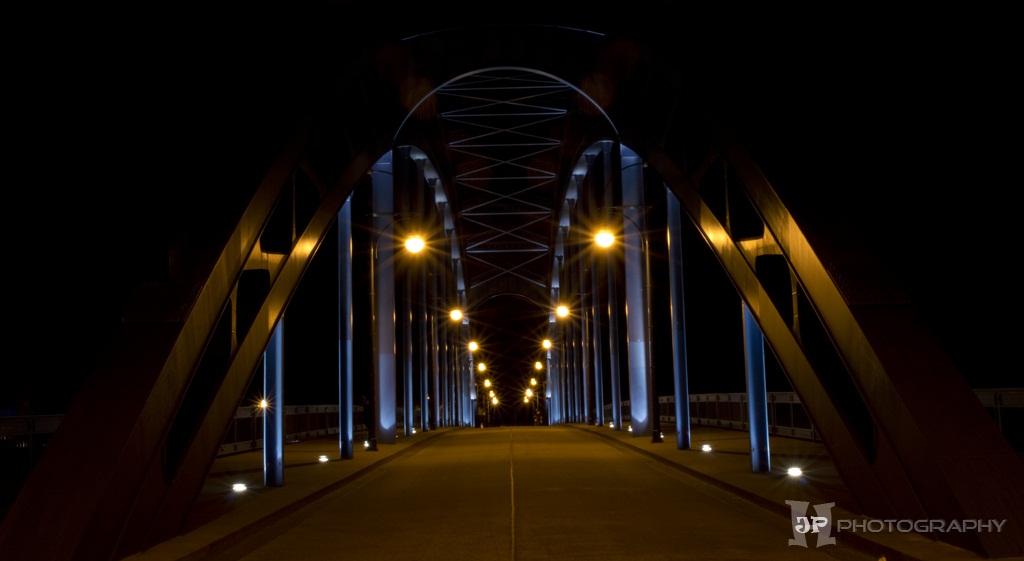 Eine Brücke in Magdeburg