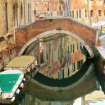 Eine Brücke in Venedig