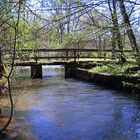 Eine Brücke über die Jossa im Spessart