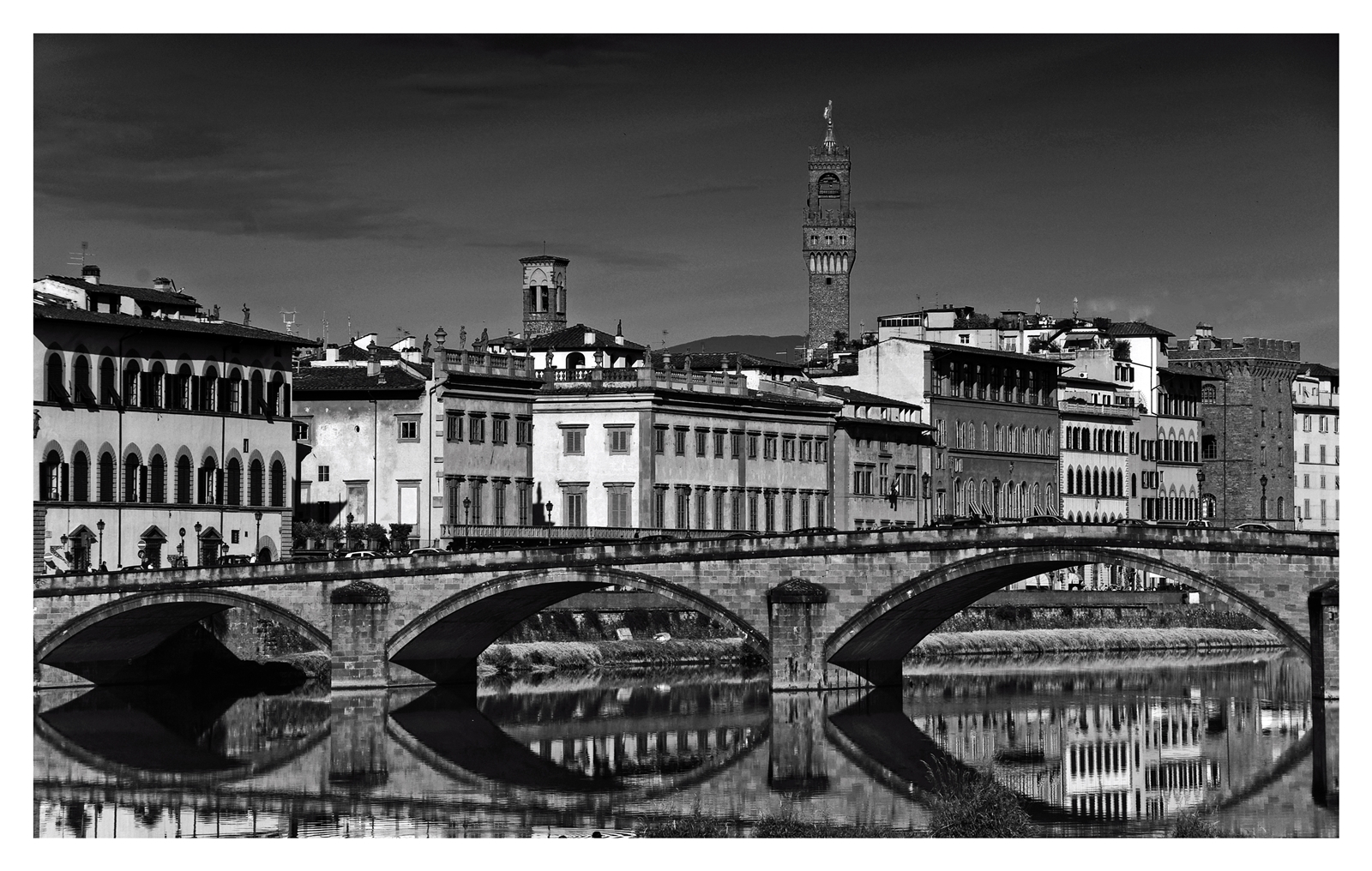 Eine Brücke von Florenz