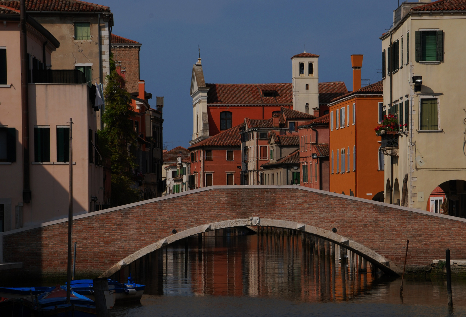 Eine Brücke von vielen in Chioggia