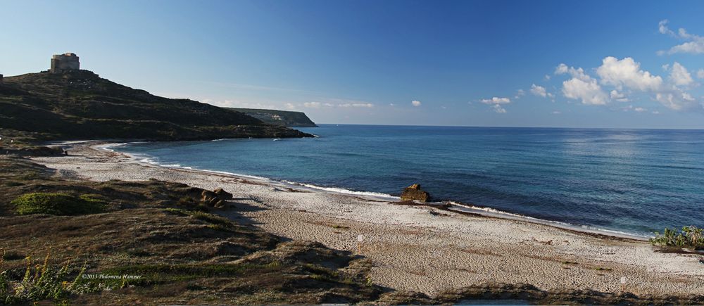 Eine Burg am Meer