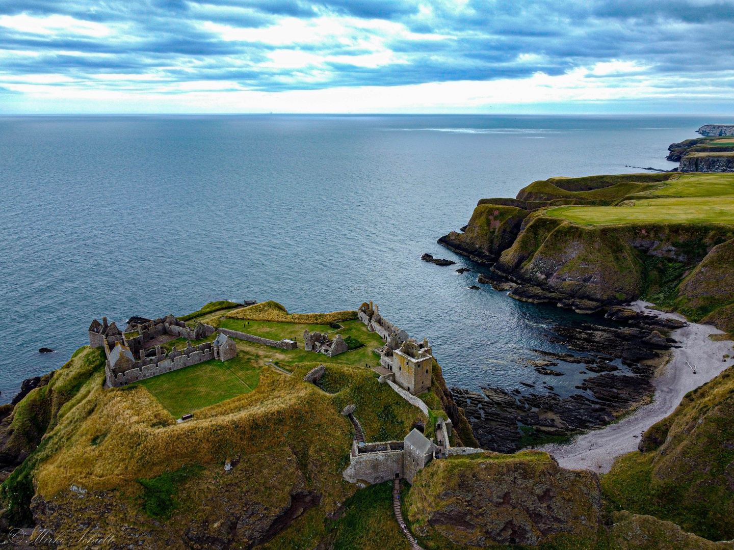 Eine Burg an der Küste der Highlands in Schottland!!