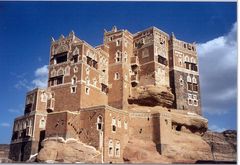 Eine Burg im Jemen
