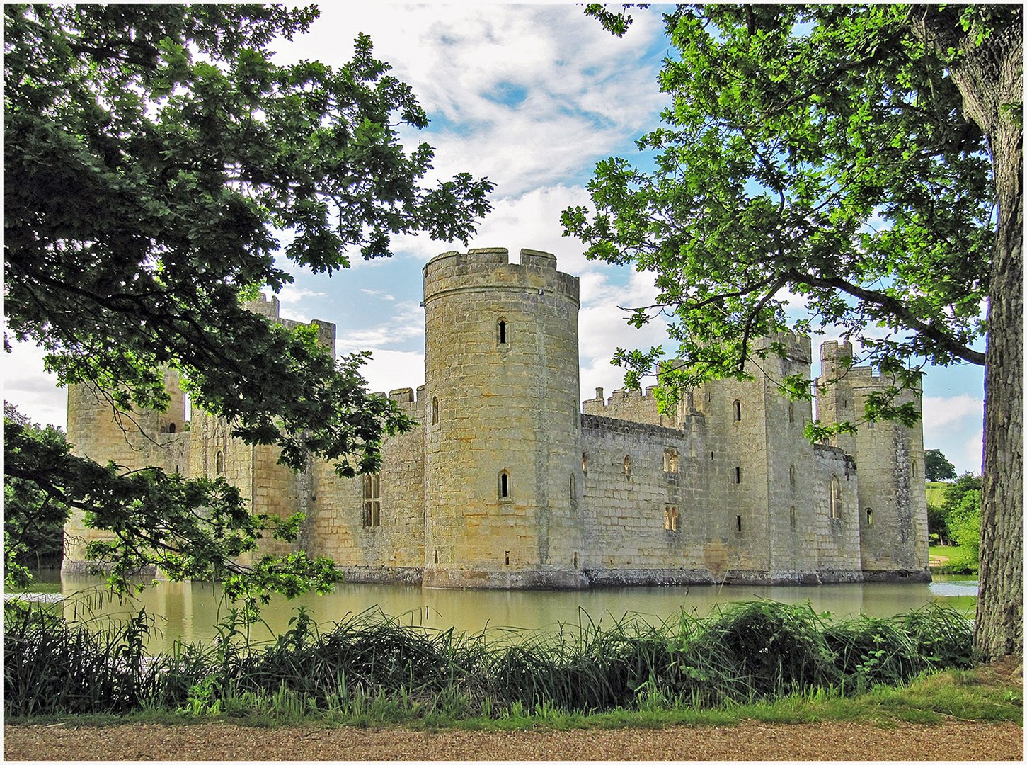 Eine Burg in Sussex