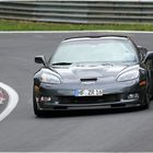 Eine Corvette auf dem Ring