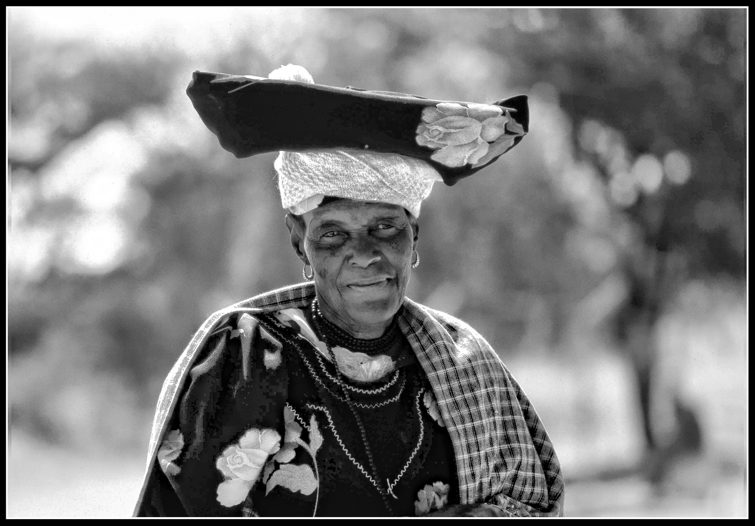 Eine Dame der Herero - Namibia