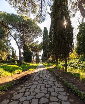 Eine der ältesten Staßen Roms