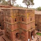 Eine der best erhaltenen Felsenkirche in Lalibela