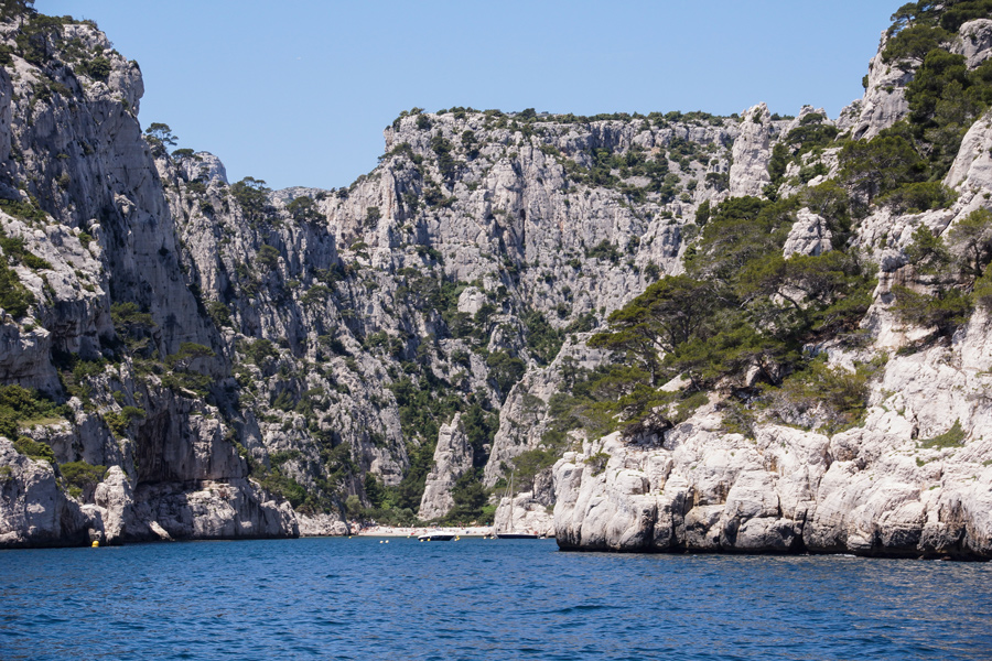 Eine der "Calanques" ...