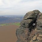 Eine der Gipfelaussichten auf dem Lilienstein dem König der Tafelberge....