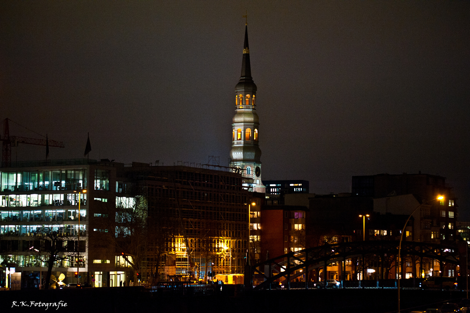 Eine der Hauptkirchen in Hamburg