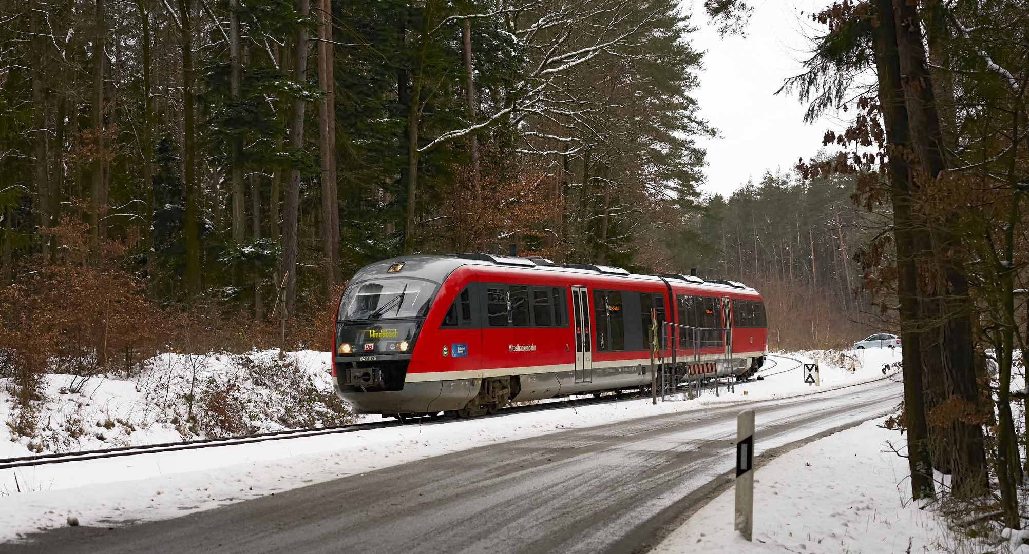 Eine der höchsten Orte mit Bahnverkehr