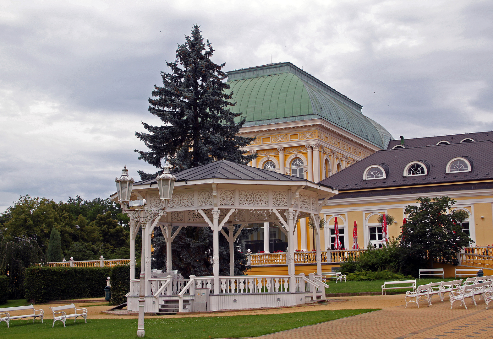 Eine der Ruhezonen Franzensbad 2