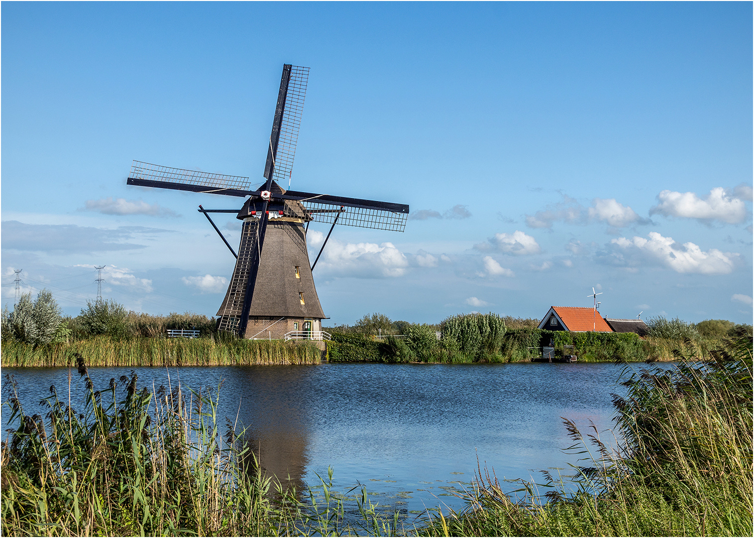 Eine der vielen Windmühlen