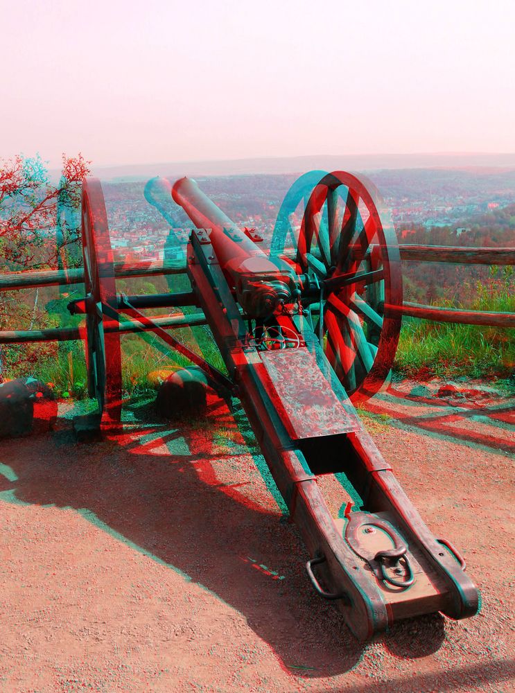 Eine der Wartburg-Kanonen