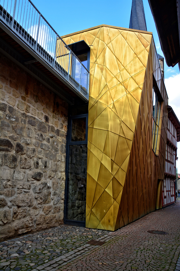 Eine Detailansicht der Duderstädter Stadtmauer