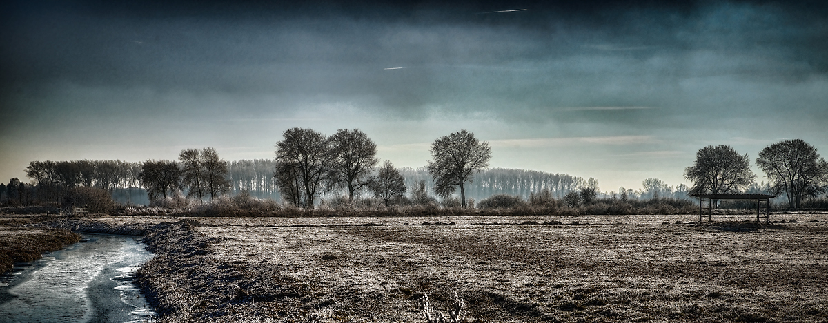 Eine elektronische Winterlandschaft