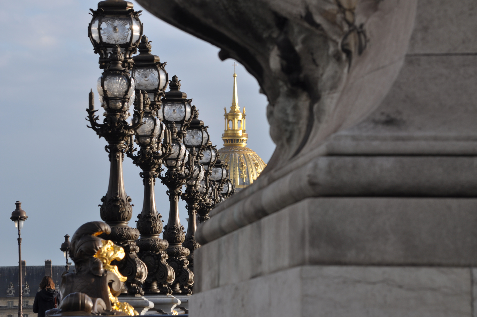 eine etwas andere Teilansicht Pont Alexandre III, Paris 