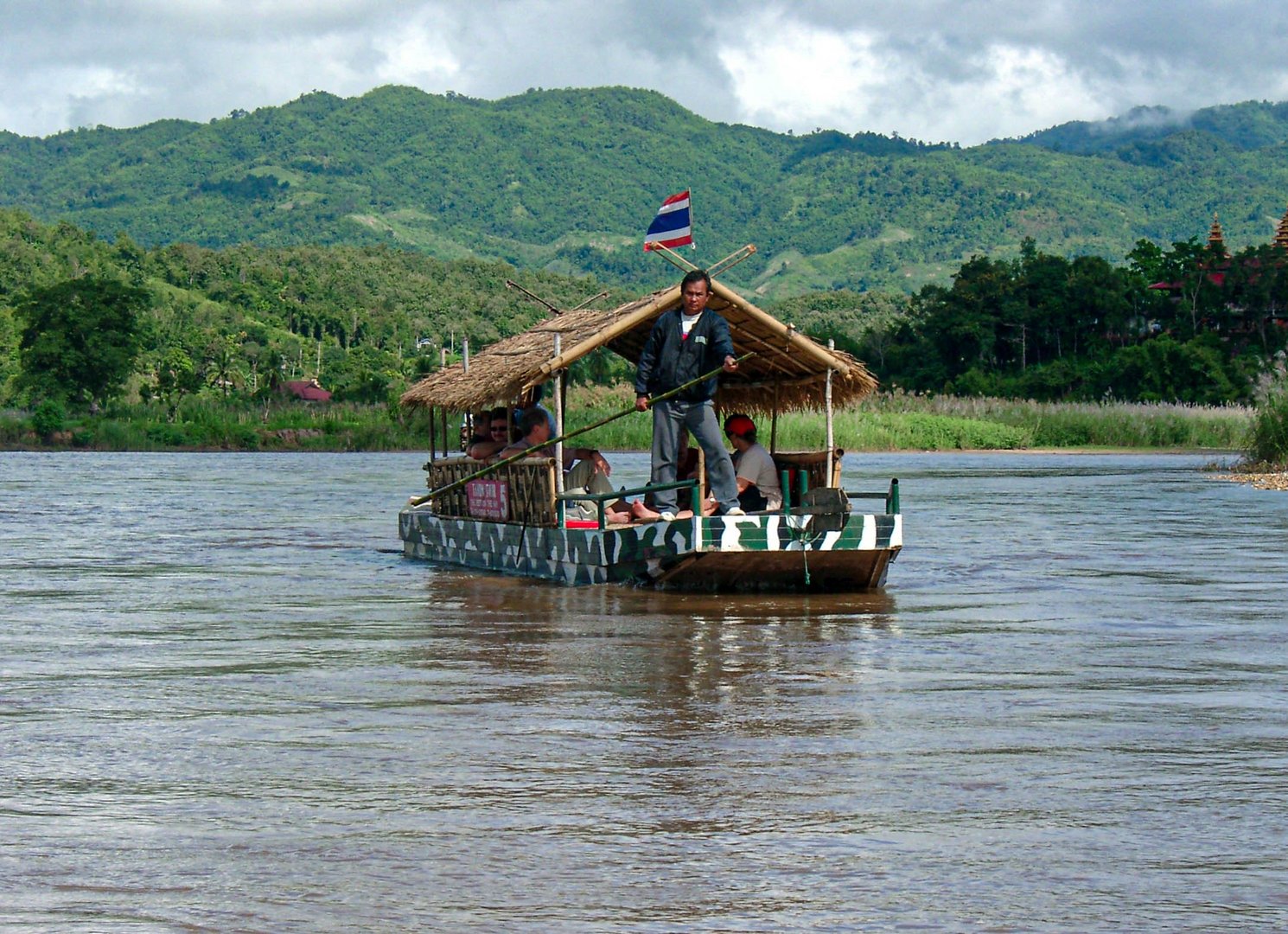 Eine Fahrt auf dem Mekong