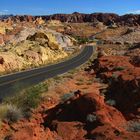 eine farbenfrohe Fahrt durch den Valley of Fire State Park